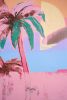 Palm Trees [Transformations] | Oil And Acrylic Painting in Paintings by Glib Franko. Item made of canvas works with contemporary & modern style