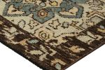 Rug & Kilim’s Caucasian Rug in Blue & Beige-Brown | Area Rug in Rugs by Rug and Kilim