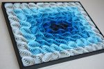 No. 20 Acoustic Diffuser Panel - Gradient Modern Abstract | Wall Sculpture in Wall Hangings by Joseph A