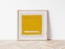 Mustard Yellow "Gold Lion" Modern Art Print | Prints by Emily Keating Snyder. Item made of paper works with boho & minimalism style