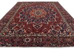 Vintage Red Floral 10X12 Bakhtiari Persian Rug | Area Rug in Rugs by Magic Rugs. Item made of cotton