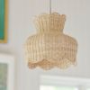 Anar Rattan Lampshade (Small) | Lighting by Hastshilp. Item composed of wood