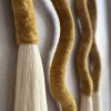 Handcrafted Wool Fiber Sculpture | Macrame Wall Hanging in Wall Hangings by Sarmal Design. Item made of cotton works with boho & minimalism style