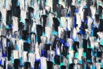 "Crescendo in Blue", "Ventura", "Dogwood Rose" & "Shelby" - set of 4 36x36" oil on canvas paintings | Oil And Acrylic Painting in Paintings by Melissa Ellis Art | 1920 Greenville Ave in Dallas. Item composed of canvas and synthetic