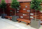 Cedar notched timber bench | Benches & Ottomans by RealSimpleWood LLC