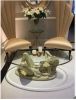 Woman Table big all hand made in Europe and hand painted | Tables by ultimate European. Item composed of glass in country & farmhouse or coastal style