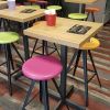 Aky Stool | Chairs by TrabÀ | VITA Italian Burger in Torino. Item composed of fabric & metal