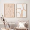 Framed Wall Art Set | Prints by forn Studio by Anna Pepe. Item composed of paper