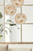 Modern Fabric Pendant Plain Light Anemone by Studio Mirei | Pendants by Costantini Design. Item made of fabric