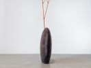 Kva Modern Wooden Vase Mini - Koyu Kestane | Vases & Vessels by Foia. Item made of wood works with boho & contemporary style