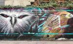 Bird and Abstract Study | Street Murals by Max Ehrman (Eon75). Item composed of synthetic