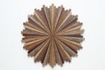 Starburst Reclaimed Wood Wall Art-Ruby: 32"Dia | Wall Sculpture in Wall Hangings by Craig Forget. Item works with mid century modern & contemporary style