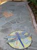 Floor mosaic | Floral Arrangements by Dmitry Mosaics. Item made of ceramic
