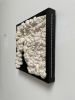 Woven wall art frame (Cave 001) | Tapestry in Wall Hangings by Elle Collins. Item made of oak wood & cotton compatible with minimalism and mid century modern style