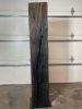 Black Vein Charred Oak Sculpture | Sculptures by JS Universe. Item made of oak wood with steel works with minimalism & contemporary style