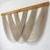 VEIL No.1 Extra Large Modern Macrame Wall Hanging & Fiber Ar | Wall Hangings by Puvor. Item made of cotton works with boho & minimalism style