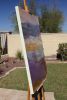 Large Abstract Acrylic Painting Neutral Colors Landscape | Oil And Acrylic Painting in Paintings by Simona Gocan. Item composed of canvas compatible with contemporary style
