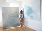 Timeless | Oil And Acrylic Painting in Paintings by Amanda Szopinski. Item made of canvas & synthetic
