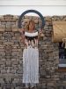 Saturn N-01 | Macrame Wall Hanging in Wall Hangings by Dual Experimental Studio | Dido El Palmar in El Palmar de Vejer. Item composed of wood & linen compatible with country & farmhouse and industrial style