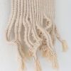 Soft Drifts | Macrame Wall Hanging in Wall Hangings by YASHI DESIGNS. Item made of oak wood with cotton works with minimalism & contemporary style