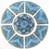 Mandala Mural Turquoise 62cm (24.4") | Murals by GVEGA. Item made of ceramic