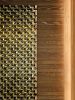 Reflection of Diamond in Gold/Bronze & Silver/Gunmetal | Wall Sculpture in Wall Hangings by Michael Curry Mosaics | east miami hotel in Miami. Item made of glass