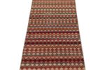 Vintage Zeki Müren Rug in Polychromatic Diamond Patterns | Area Rug in Rugs by Rug and Kilim