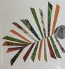 Autumn Leaves - Abstract Collage Art | Mixed Media by Bent Street Collage Art & Design. Item in modern style