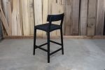 Briard Stool (with backrest) | Counter Stool in Chairs by Sheepdog. Item composed of oak wood and paper in minimalism or mid century modern style