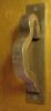 Railroad Anchor Door Pull on Steel Escutcheon 9" x 2" | Hardware by RailroadWare Lighting Hardware & Gifts. Item made of steel works with industrial style