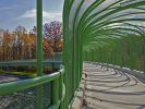 Rock Creek Trail Pedestrian Bridge | Public Sculptures by Vicki Scuri SiteWorks | Veirs Mill Road & Aspen Hill Road, Aspen Hill, MD in Aspen Hill. Item composed of concrete