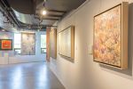 Dangling Conversations | Oil And Acrylic Painting in Paintings by Jill Krutick. Item composed of canvas and synthetic