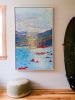 AMO LA BAJA | Oil And Acrylic Painting in Paintings by Amanda Szopinski. Item composed of canvas & synthetic