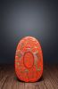 Vintage Cinnabar Ink Micro Sculpture V: 1998 Beyond Time | Sculptures by Dynasty Artisan. Item works with eclectic & maximalism & asian style