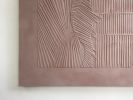 Monochrome Dusty Pink | Paneling in Wall Treatments by Elsa Jeandedieu Studio. Item composed of concrete compatible with boho and minimalism style
