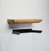 Mortaise Cork wall shelf | Shelving in Storage by Clémence Birot. Item made of wood with steel works with minimalism & contemporary style
