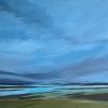 Coastal Fog | Oil And Acrylic Painting in Paintings by Filomena Booth Fine Art. Item composed of canvas in contemporary or coastal style