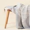 Flo Gray Throw | Linens & Bedding by Studio Variously. Item composed of fabric compatible with modern style