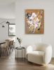 Botanical Essence: Orchid VI | Oil And Acrylic Painting in Paintings by Dorothy Fagan Fine Arts. Item made of canvas works with minimalism & mid century modern style