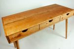 Mid-century Modern Cherry Wood Office Desk | Tables by Curly Woods. Item composed of maple wood in mid century modern style