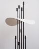 Ida Floor Lamp - Sculptural, Up / Down light | Lamps by Sara Schoenberger. Item made of metal with concrete works with mid century modern & contemporary style