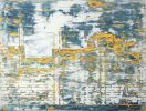 Jazz and Traffic- soundwaves from the music of Miles Davis | Oil And Acrylic Painting in Paintings by L Rowland Contemporary Art. Item composed of wood and synthetic