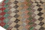 Vintage Zeki Müren Runner Rug with Geometric Patterns | Area Rug in Rugs by Rug and Kilim