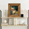 Contemporary Abstract Oil Painting in Vintage Frame | Oil And Acrylic Painting in Paintings by Suzanne Nicoll Studio. Item made of wood works with boho & minimalism style