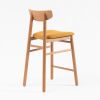 Baton Counter Stool | Chairs by Christopher Solar Design. Item composed of oak wood and fabric in mid century modern or contemporary style