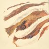 A Day at the Beach - Seawood - Original Acrylic Painting | Oil And Acrylic Painting in Paintings by Swann Freslon. Item made of birch wood compatible with minimalism and mid century modern style