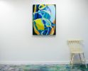 Jellyfish Head | Oil And Acrylic Painting in Paintings by Claire Desjardins. Item composed of canvas & synthetic