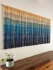 SHALLOWS Coastal Beach Boho Wall Hanging Tapestry | Wall Hangings by Wallflowers Hanging Art. Item made of wool with fiber works with boho & contemporary style