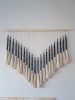 Hinoki 2 | Macrame Wall Hanging in Wall Hangings by Pepita Topos Studio. Item made of wood with cotton works with boho & contemporary style