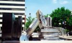VOLUMES | Public Sculptures by jim collins sculpture. Item made of steel